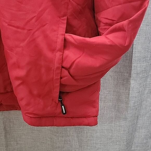 Coca Cola NWT THERMAL Red Hooded Jacket Core365 -  Front / Back Logo - Men's XL - Picture 3 of 12